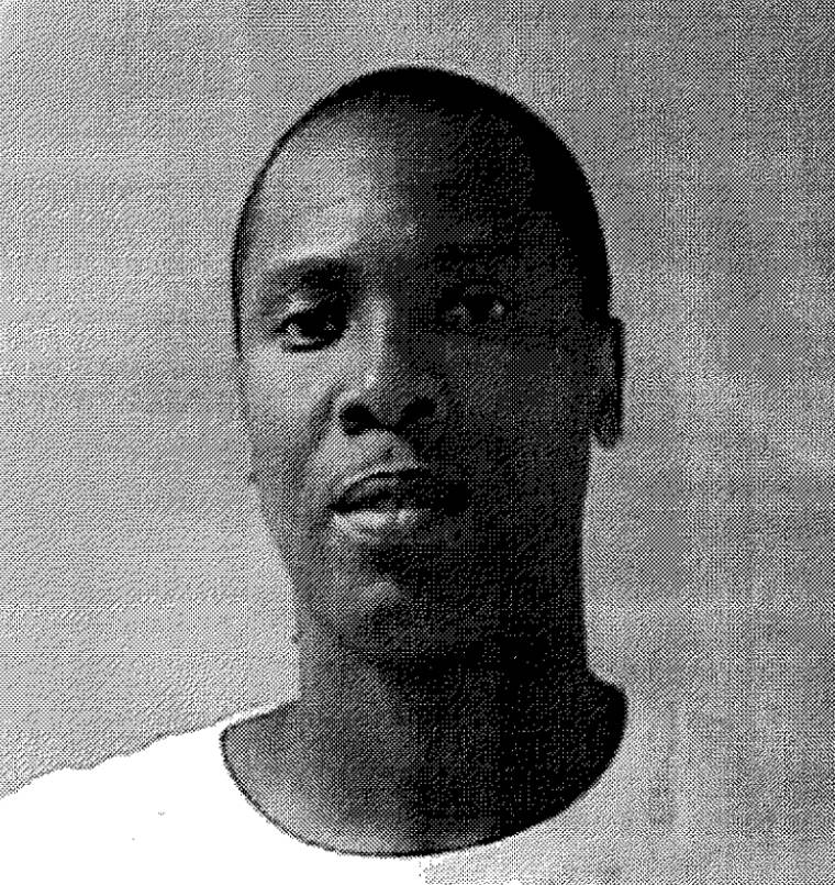 Clifton Spencer después del arresto por asesinato