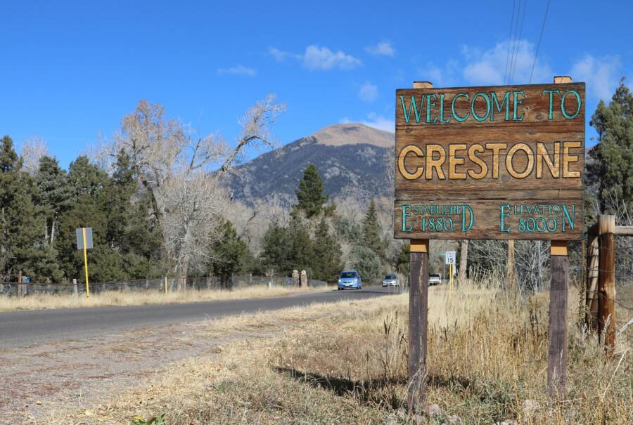 Crestone Colorado Sign