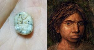 Denisovan Tooth And Young Girl