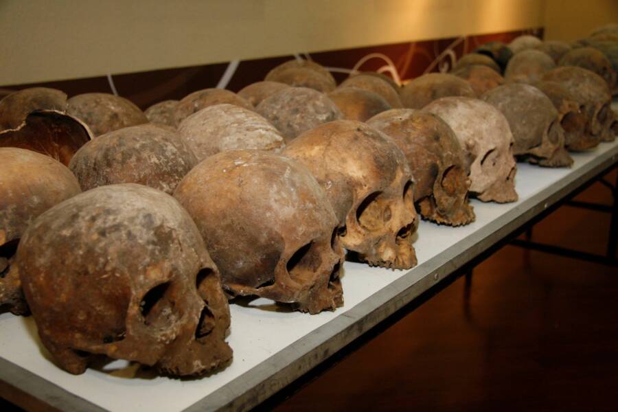 Dozens Of Skulls From Comalapa Cave