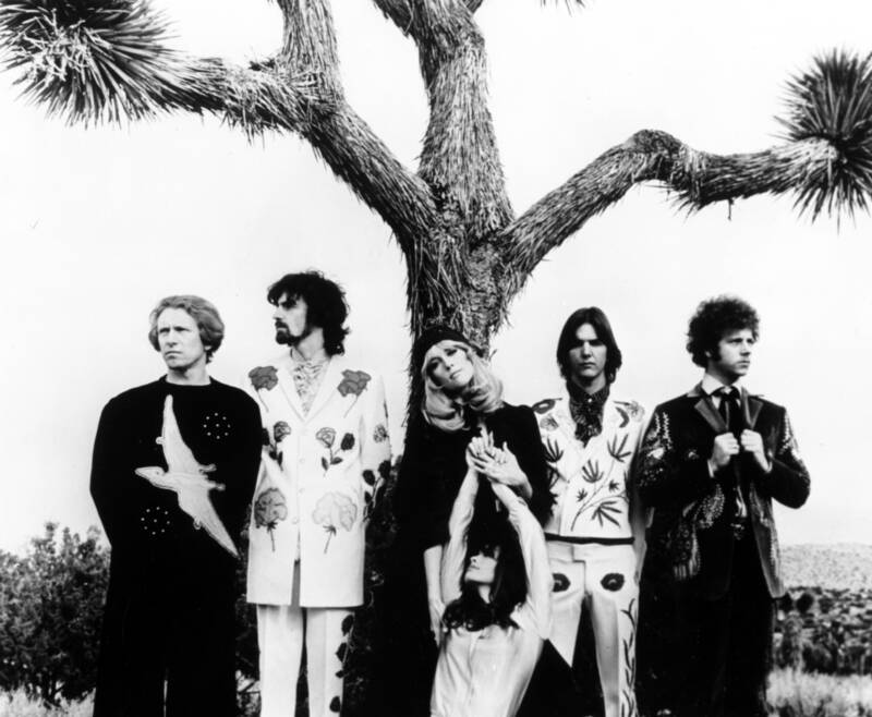 Gram Parsons And Flying Burrito Brothers At Joshua Tree