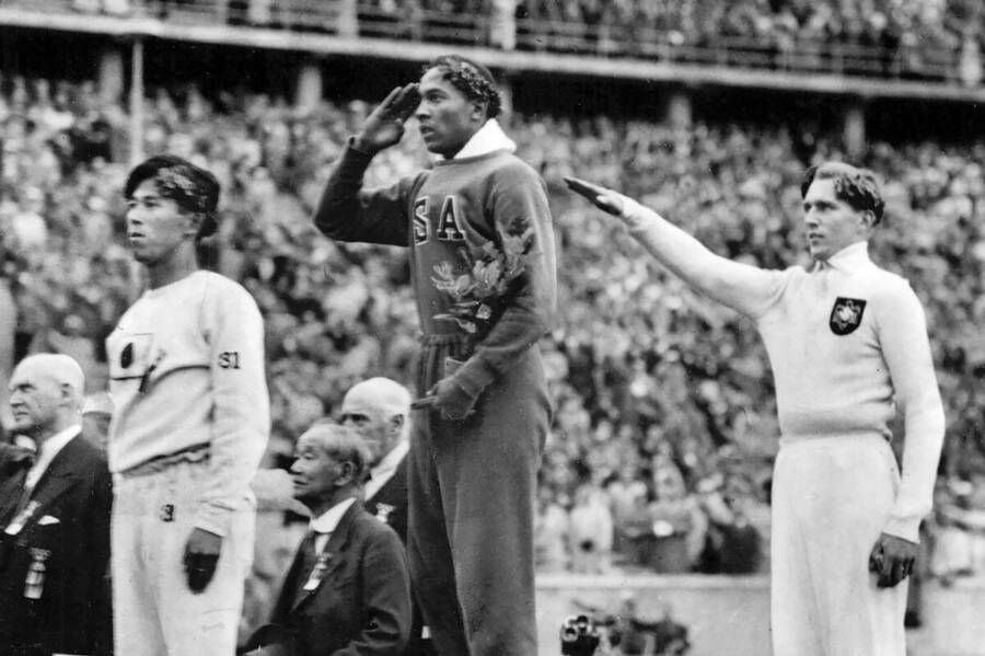 Jesse Owens At The Berlin Olympics