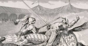 Drawing Of Jousting Tournament