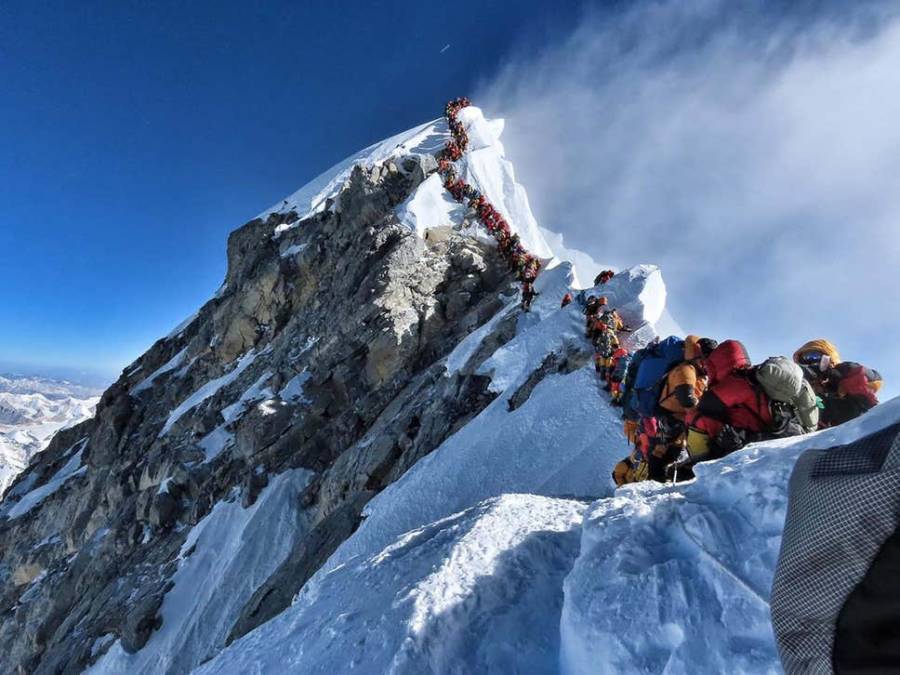 Mount Everest Traffic Jam