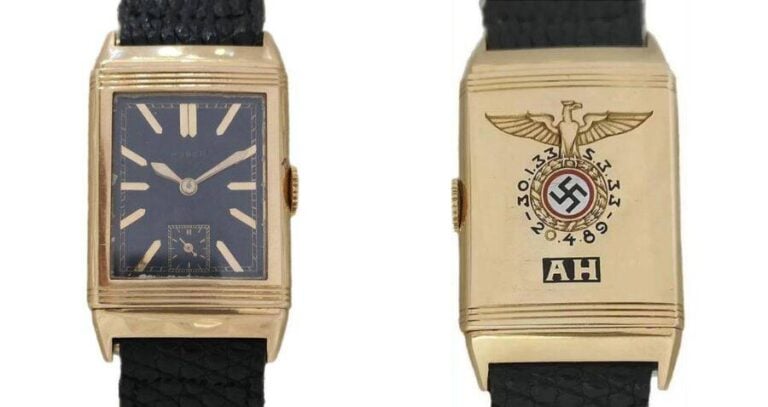 Front And Back Of Hitlers Watch