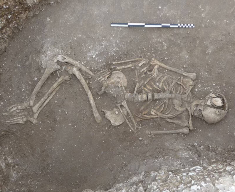 Iron Age Skeleton At Dorset