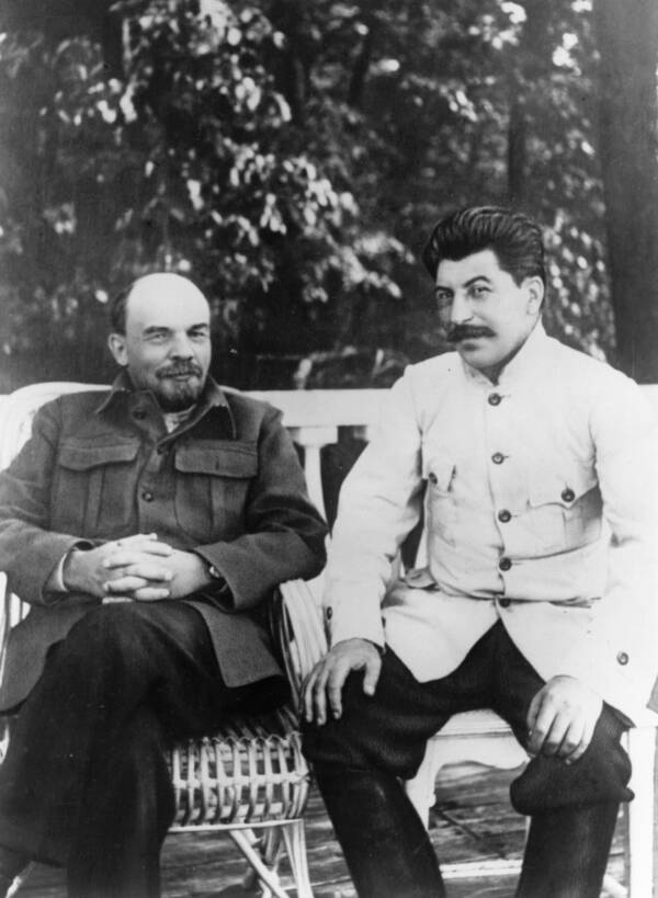 Joseph Stalin And Vladimir Lenin