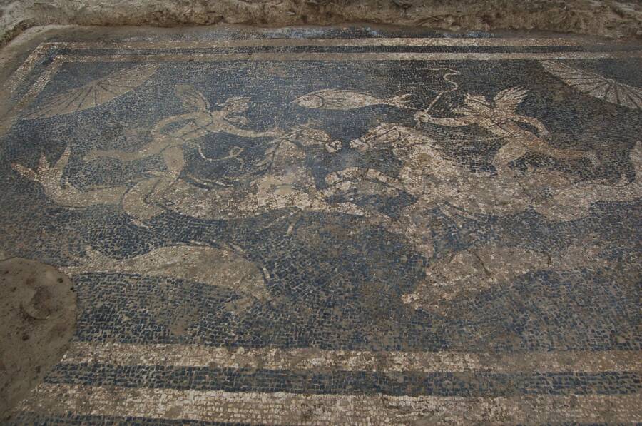 Mosaic From Roman City In Spain