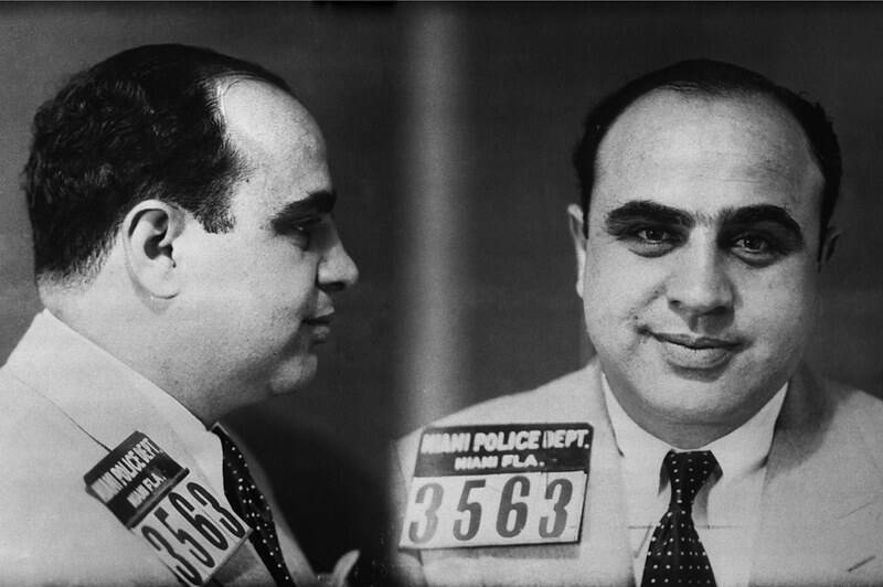 Photo de l'arrestation d'Al Capone