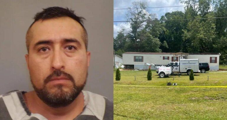 Jose Pascual Reyes Alongside His Home