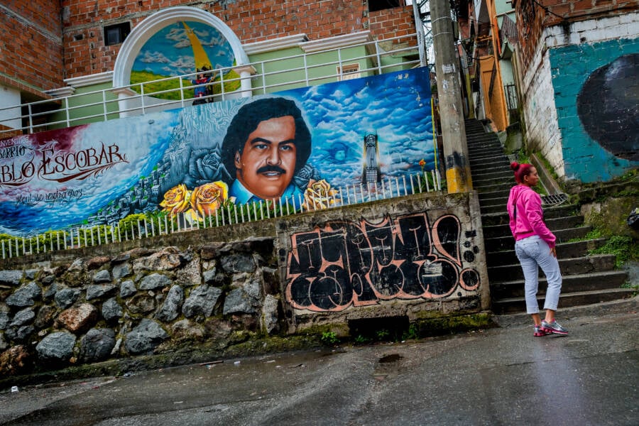 Pablo Escobar Graffiti In Colombia