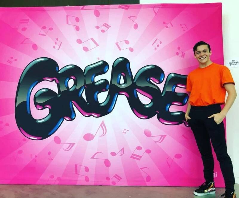 Arron Hough With Grease Poster
