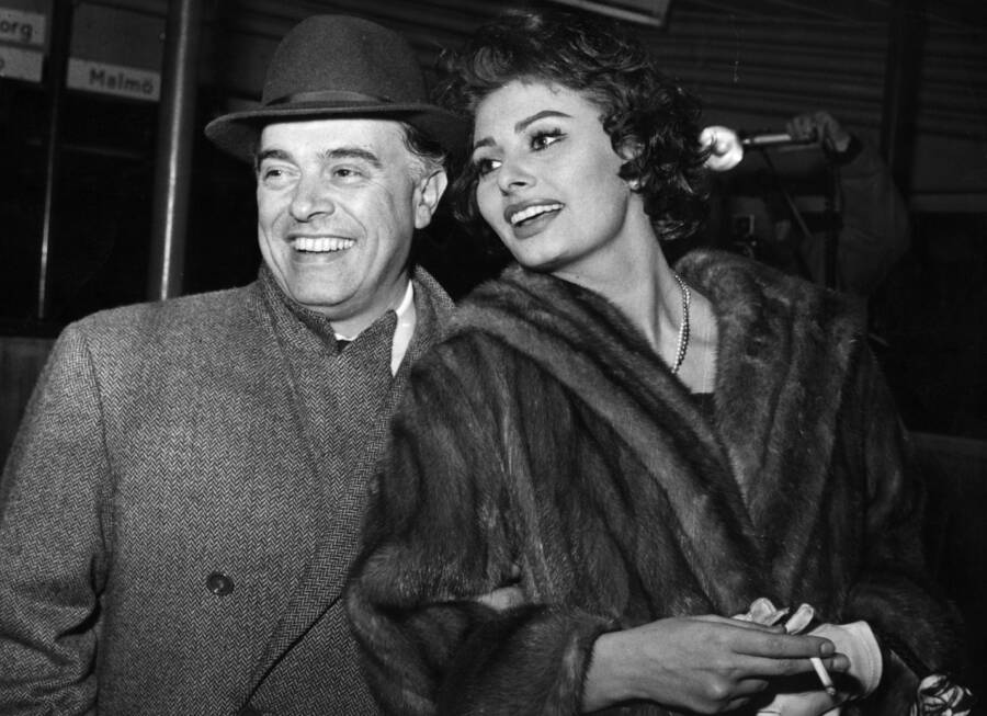 Carlo Ponti et Sophia Loren