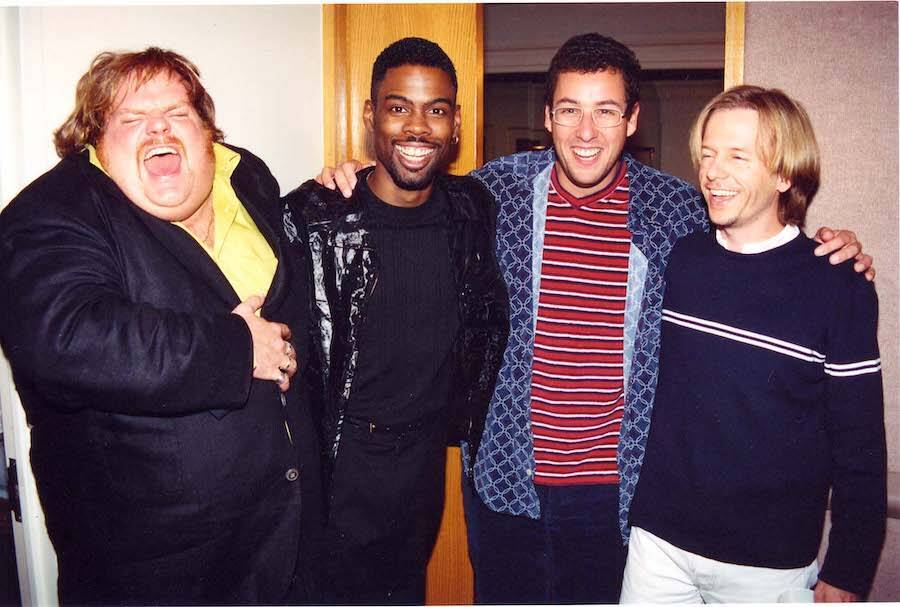 Chris Farley With Friends