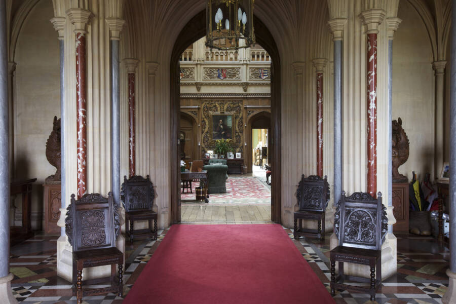 Entrance Hall To Saloon