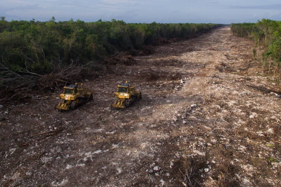 Dommages environnementaux au Yucatan