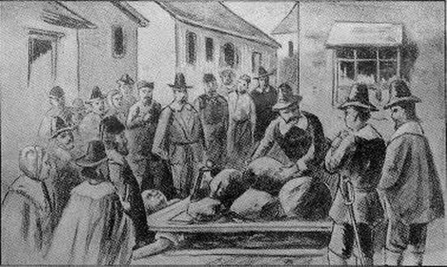 Giles Corey's Death