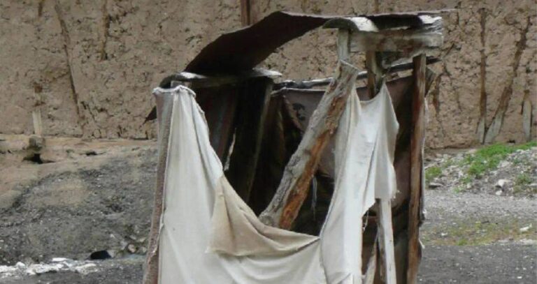 Outhouse In Tajikistan