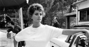 Sophia Loren Stares Into The Distance