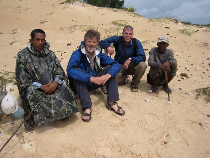 The Elephant Bird Eggshell Research Team In 2007