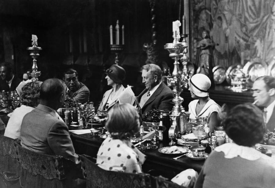 William Hearst And His Party Guests