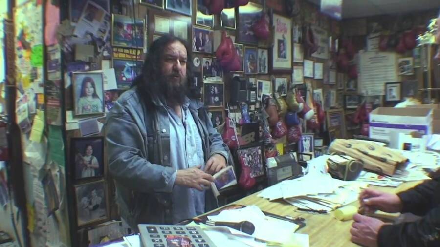 Buffalo James Barrier In His Shop