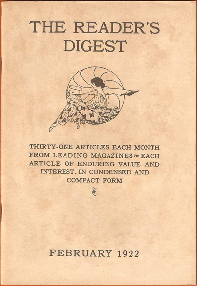 First Issue Of Readers Digest