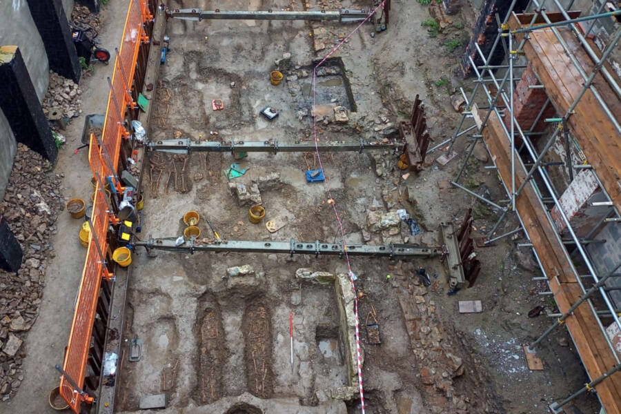 Archaeologists Unearth Nearly 300 Medieval Skeletons In Wales