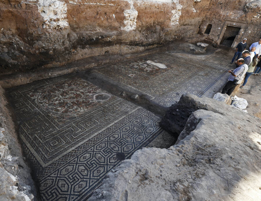 Mosaic Excavation Site