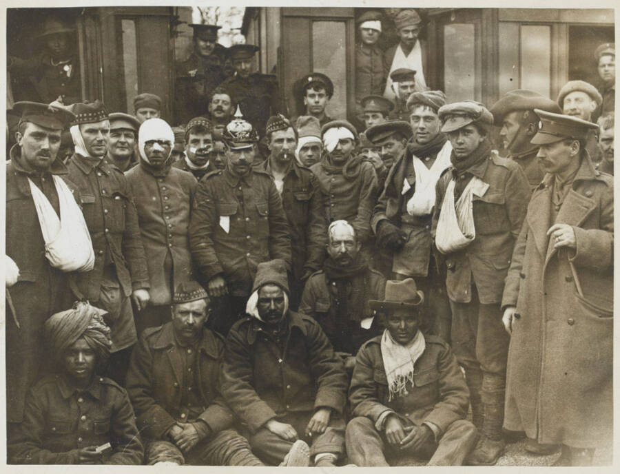 Soldats blessés de la Première Guerre mondiale