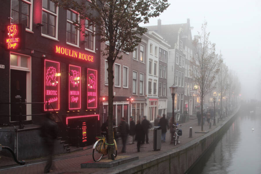 Red-Light District In Amsterdam