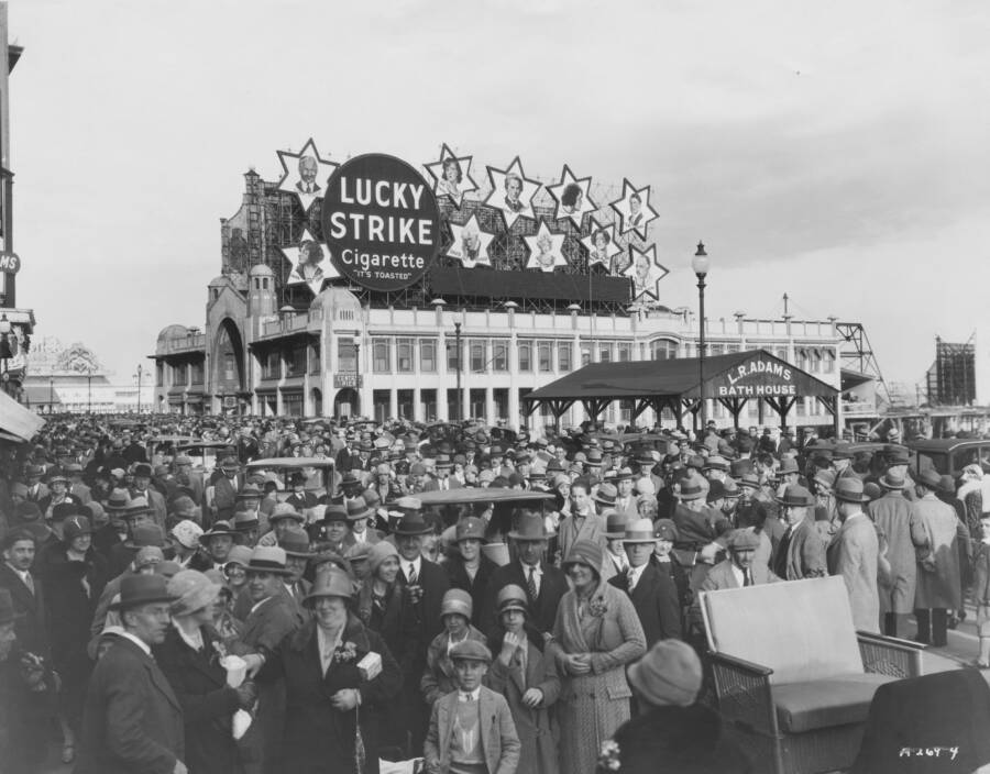 Atlantic City Boardwalk In 1920