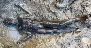 Bronze Statue At San Casciano Dei Bagni