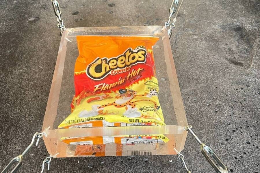 Cheetos Buried In A Sarcophagus