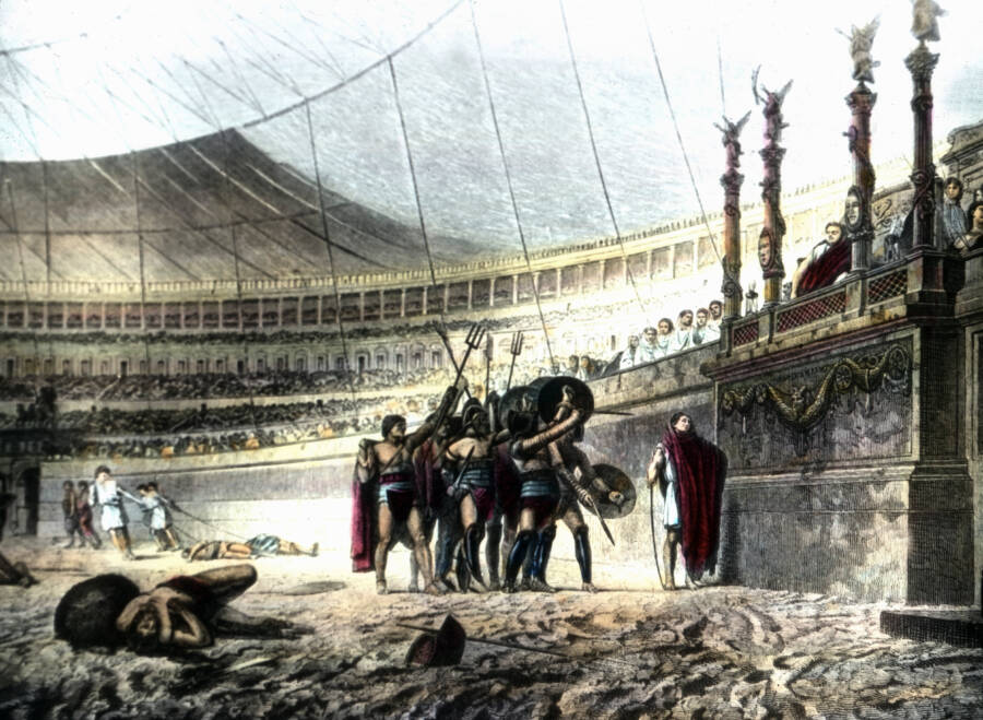 gladiators in the coliseum
