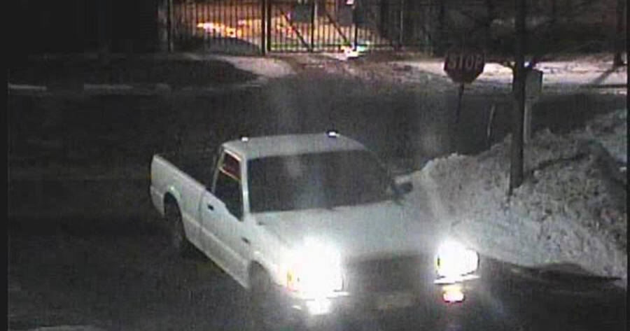 O'Leary's White Mazda Pickup Circles A Victims Complex