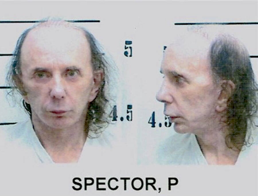 Phil Spector Mugshot After Lana Clarkson Murder