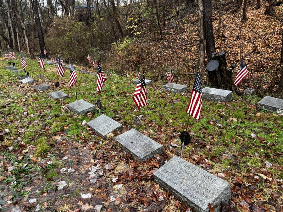 White Veteran Graves
