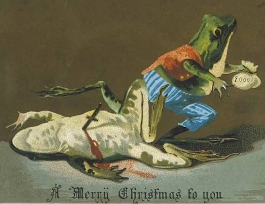 creepy christmas cards