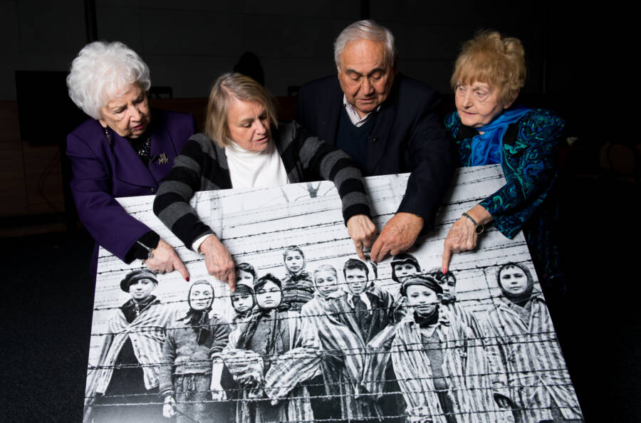 Paula Lebovics At The Liberation Of Auschwitz