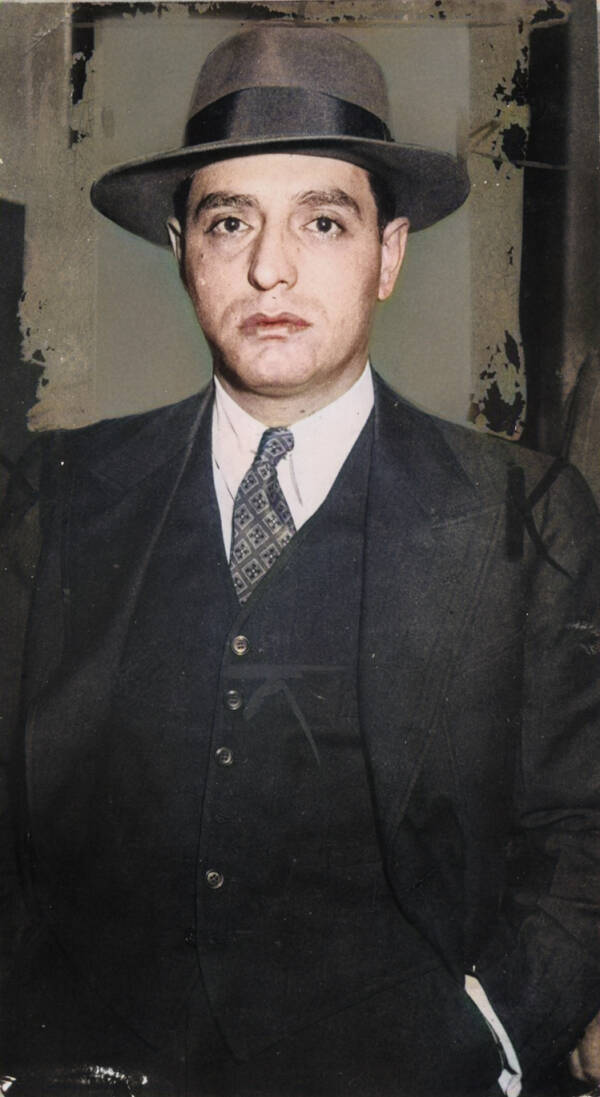 Colorized Photo Of Raymond Patriarca