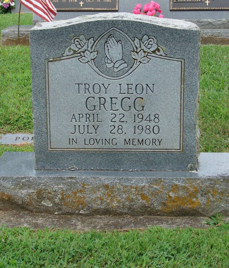 Troy Leon Gregg Headstone