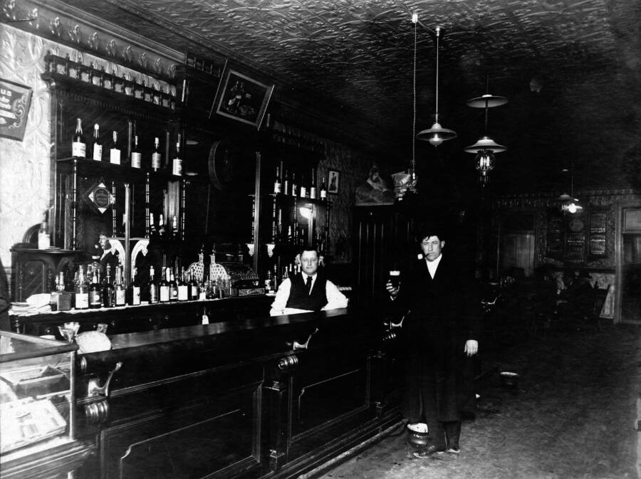 The Long Branch Saloon Shot Glass Dodge City Kansas Liquor Bar