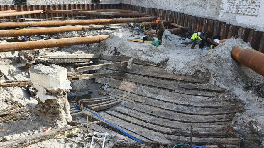 Workers At Tallinn Harbor