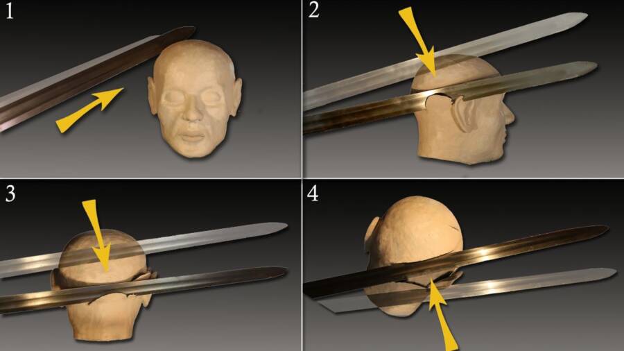 3D Representation Of Sword Strikes