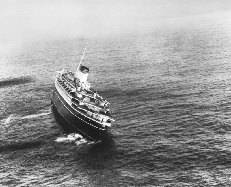 Andrea Doria Just Before Sinking