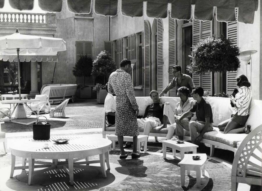 Gianni Agnelli At Villa Leopolda