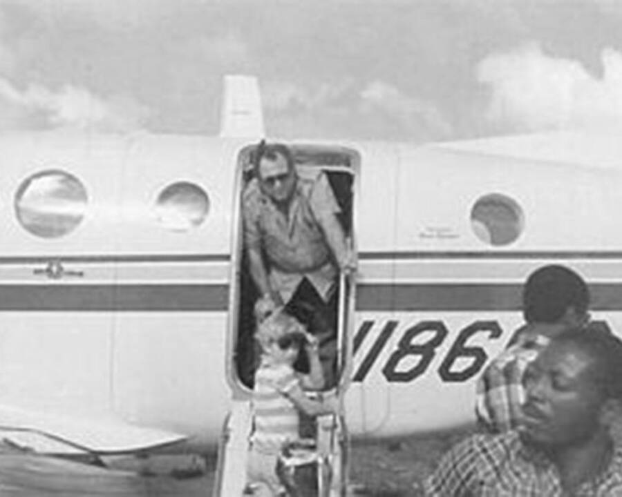 Barry Seal On An Airplane