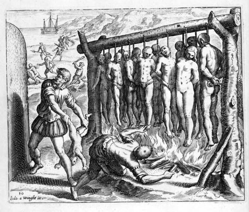 Cruelties Of Spanish Colonizers