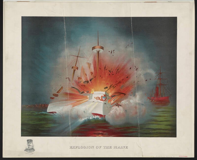 Explosion Of The USS Maine